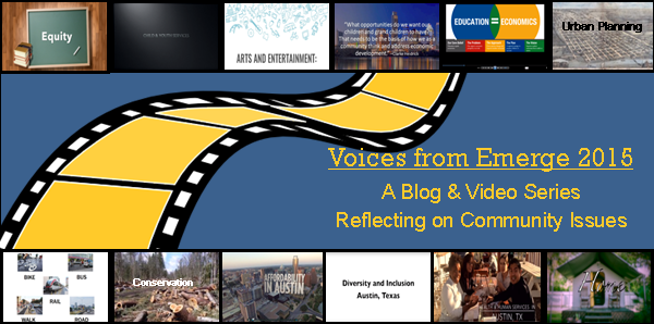 Voices from Emerge 2015: Arts & Entertainment