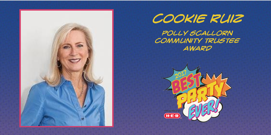 Cookie Ruiz To Be Presented Polly Scallorn Community Trustee Award
