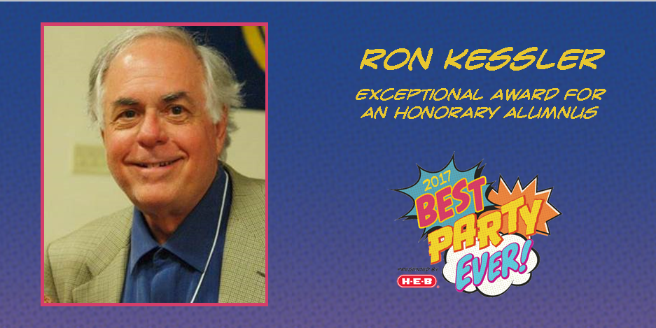 Ron Kessler to be honored with Exceptional Award for Honorary Alumnus
